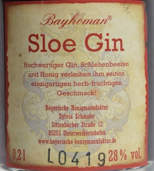 Sloe Gin 0,2 l     28,0%/vol